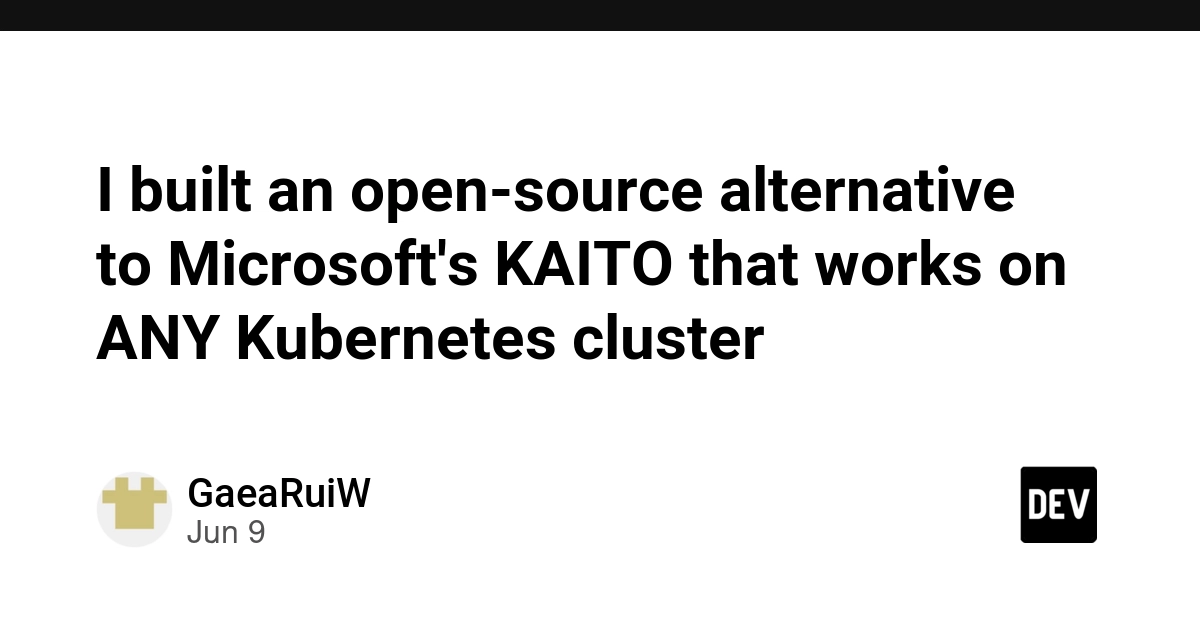 kube-llmops brings one-chart, cloud-agnostic LLM serving to any Kubernetes cluster