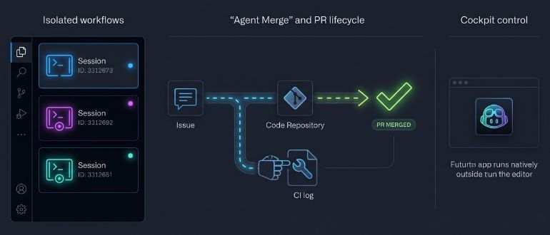 GitHub Copilot app brings Agent Merge to automate CI fixes and PR merges
